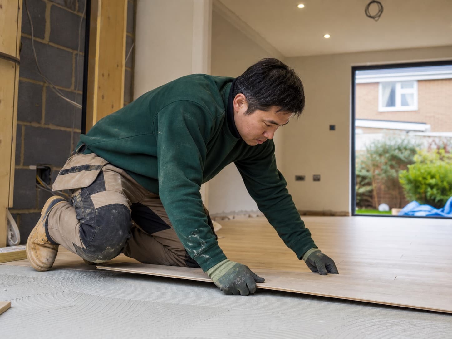 Garage conversions for a UK builder business