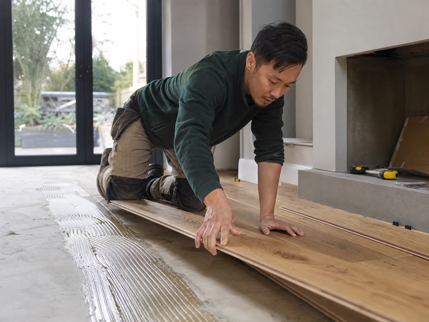 Flooring for a UK carpenter business