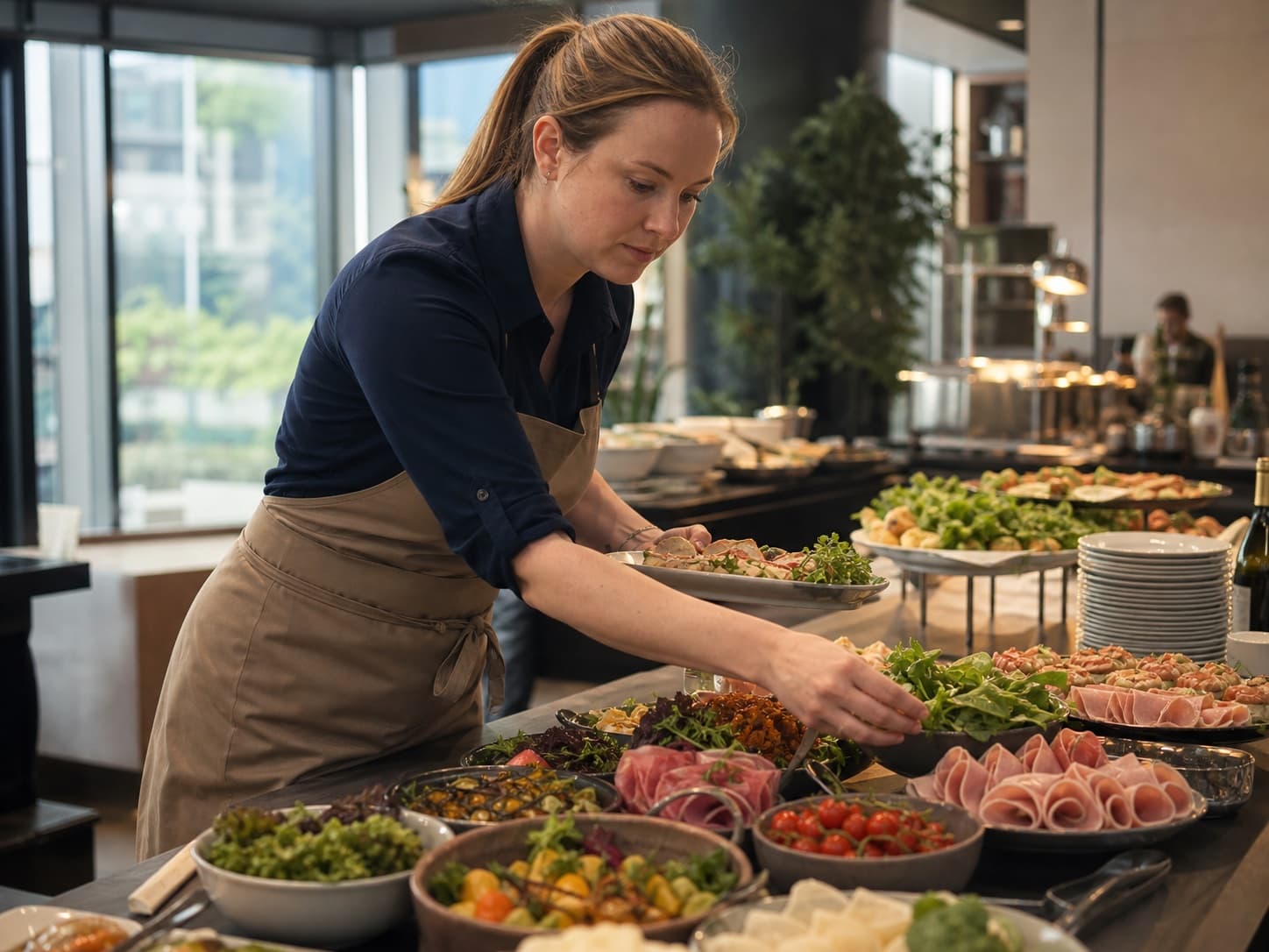 Corporate events for a UK caterer business