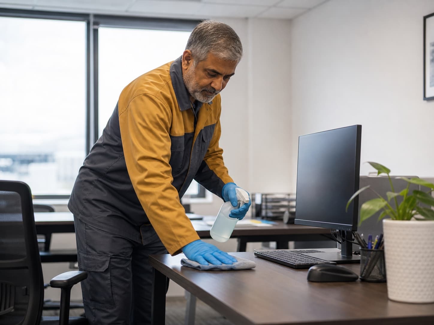 Office cleaning for a UK domestic cleaner business