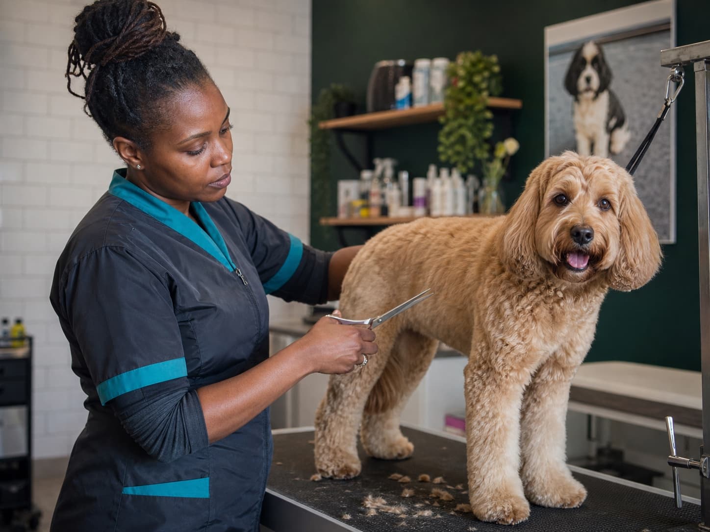 Full grooms for a UK dog groomer business