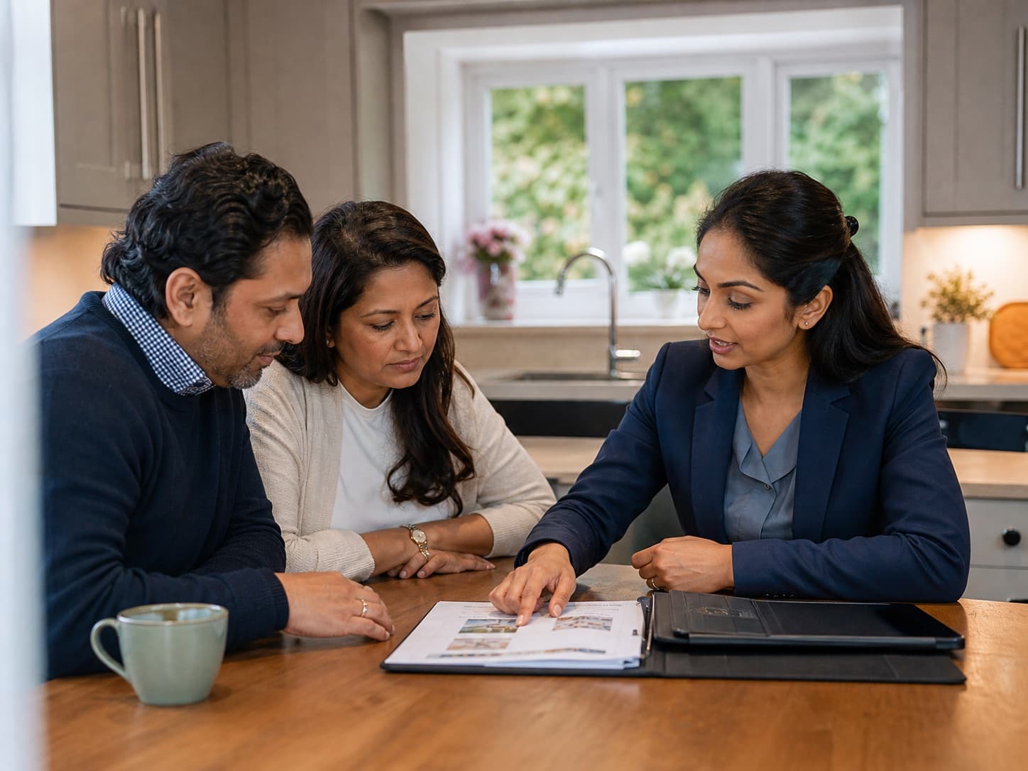 Sales enquiries for a UK estate agent business