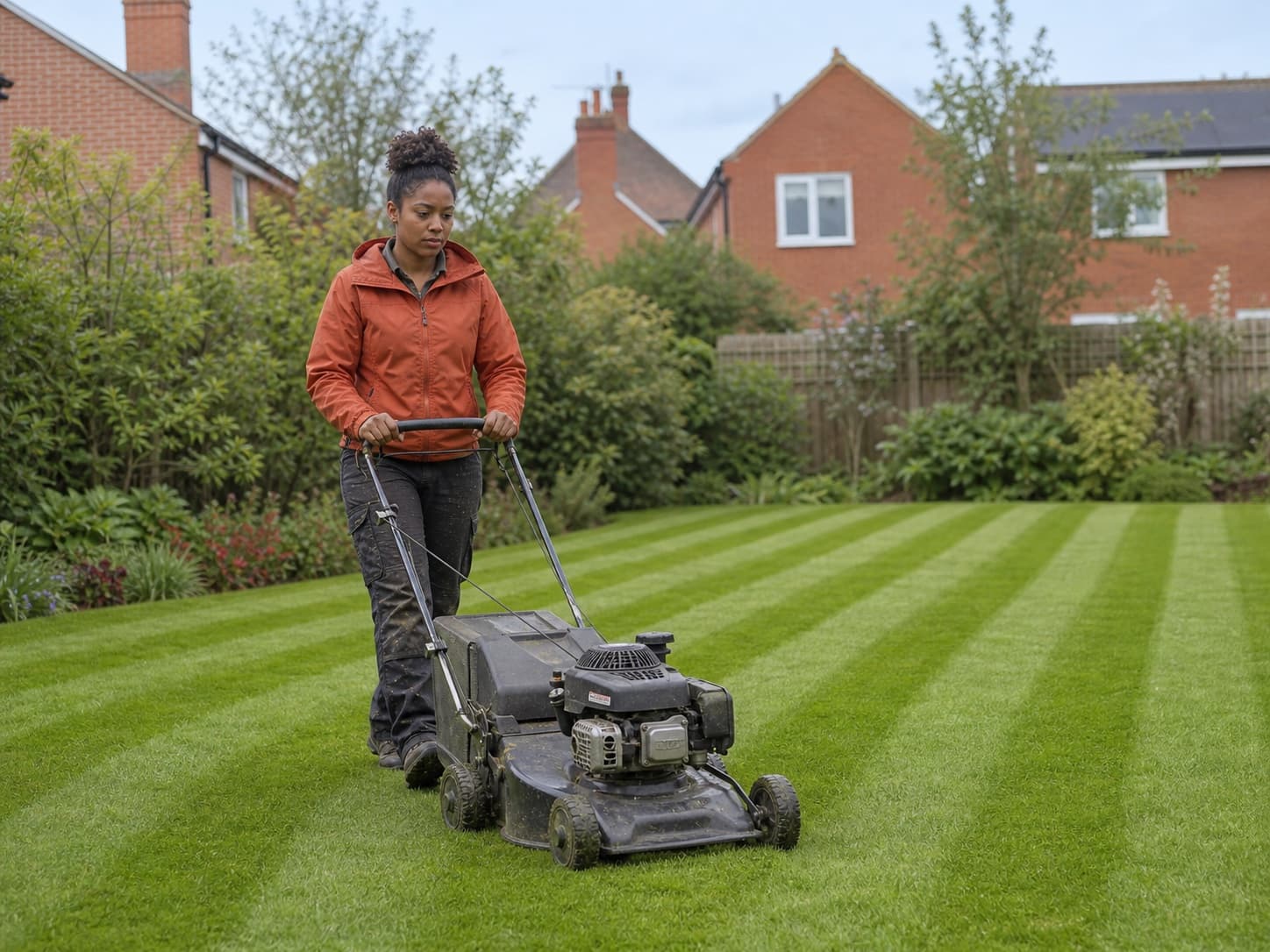 Lawn care for a UK gardener business