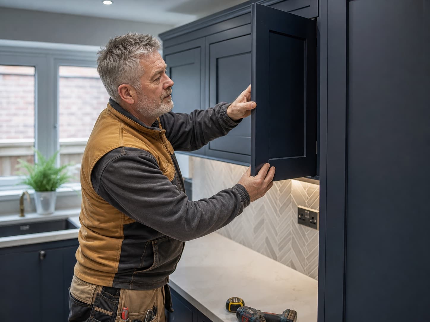 Cabinet replacements for a UK kitchen fitter business