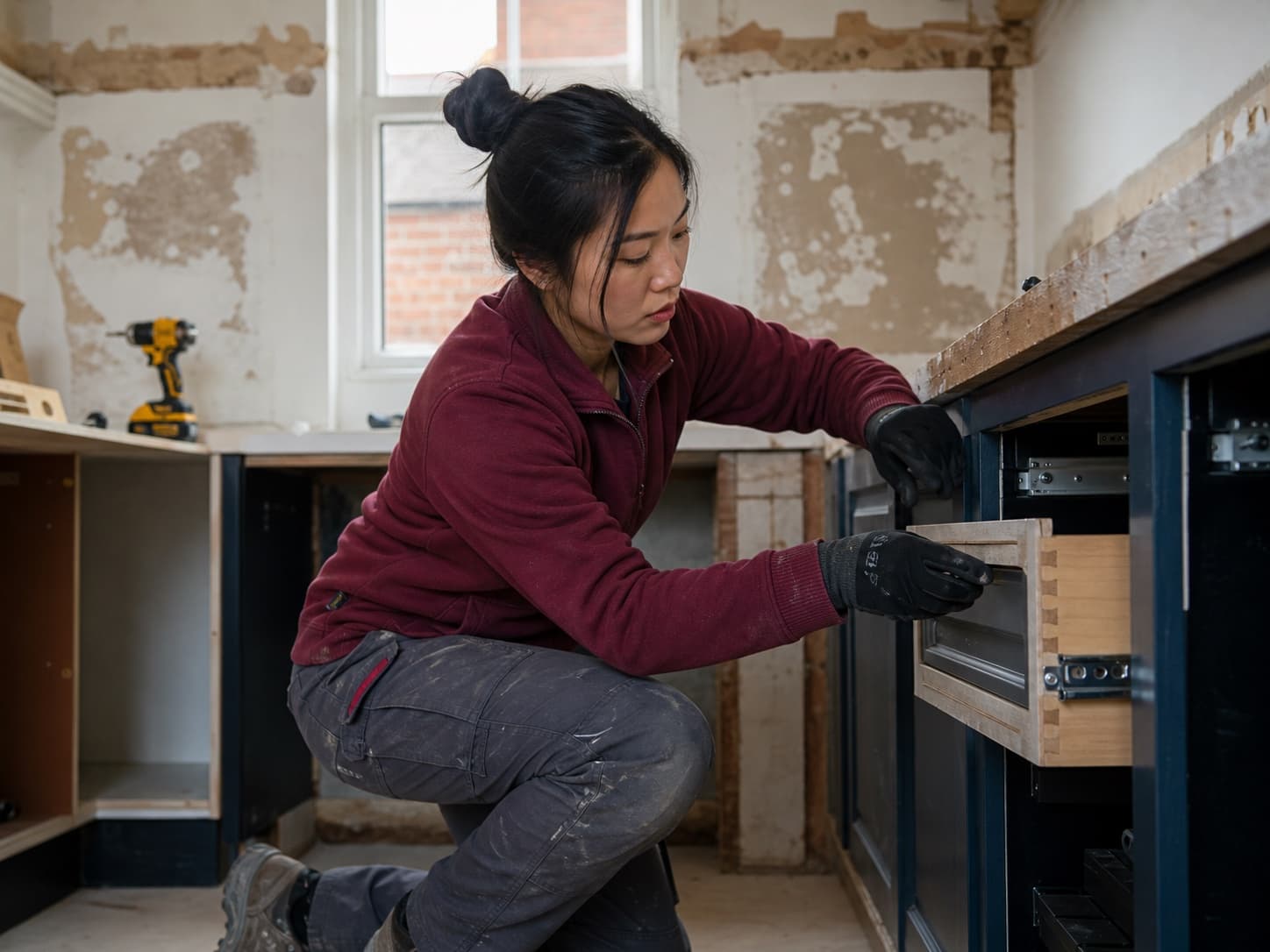 Kitchen renovations for a UK kitchen fitter business