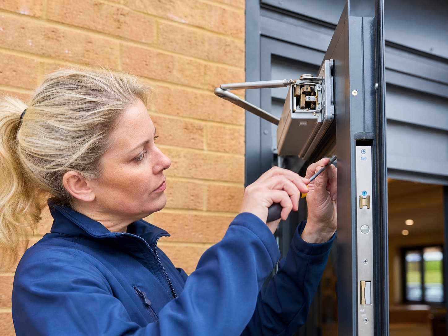 Commercial locksmithing for a UK door repair technician business