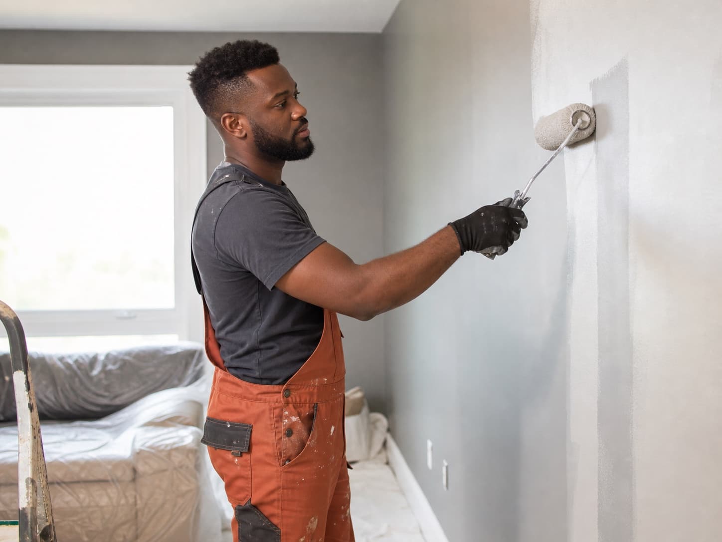 Interior painting for a UK painter and decorator business