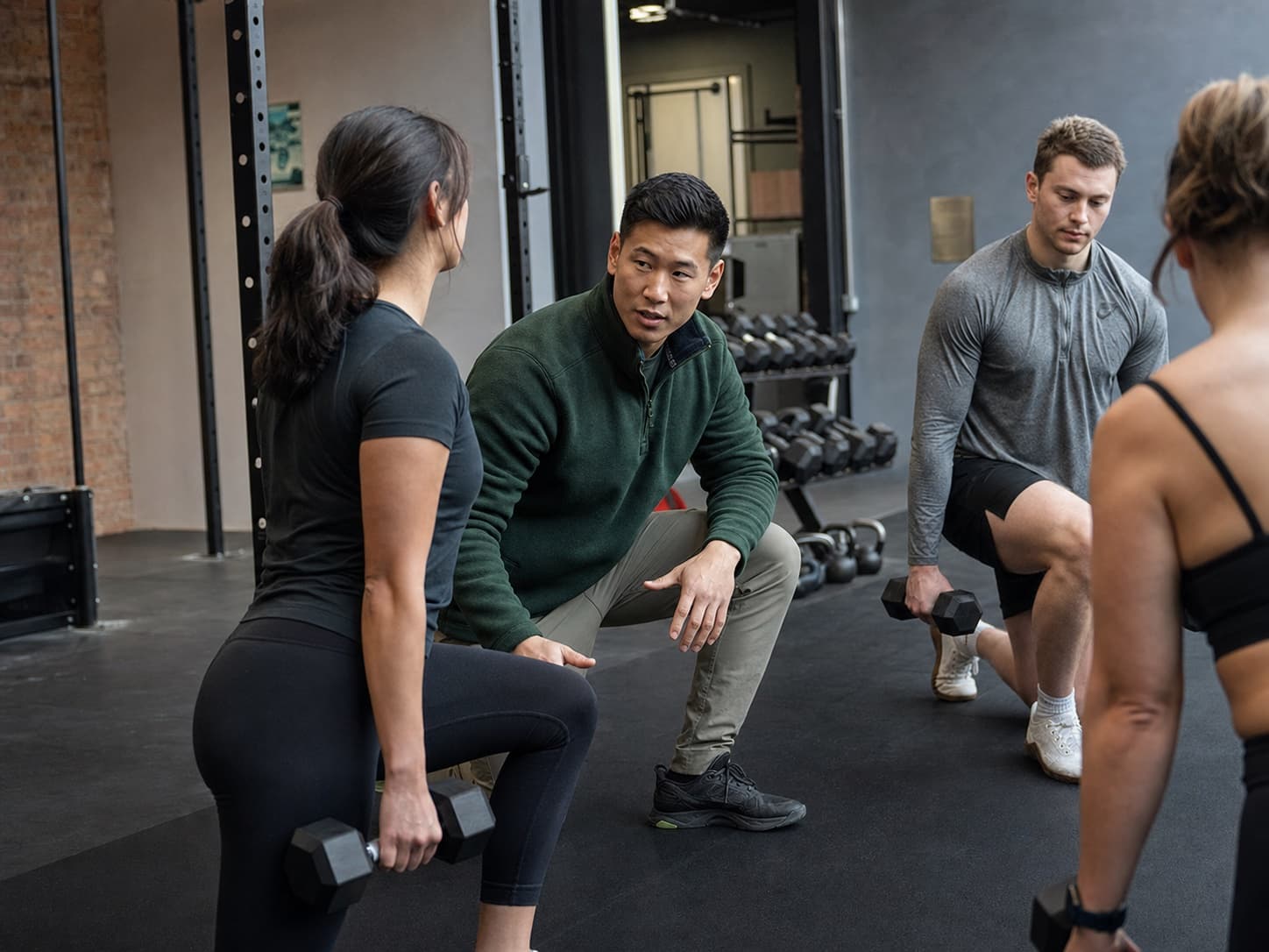 Small-group training for a UK personal trainer business