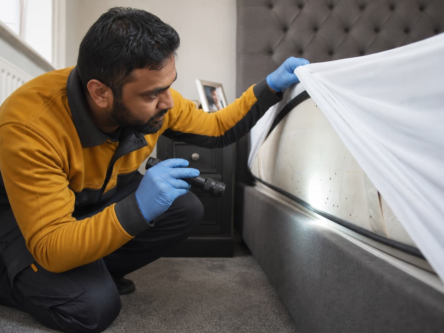 Bed bug treatment for a UK pest-control technician business
