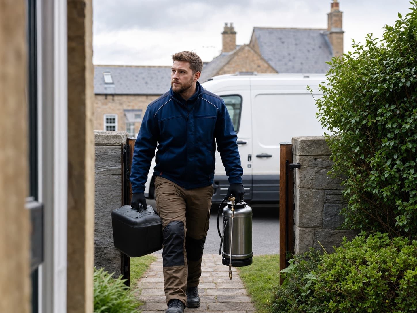 Urgent call-outs for a UK pest-control technician business
