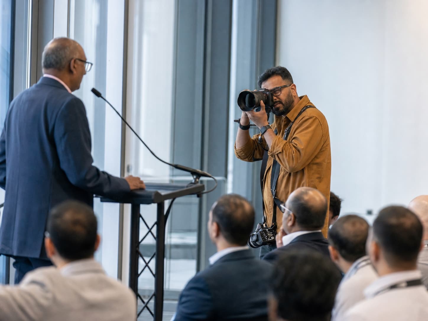 Corporate events for a UK photographer business