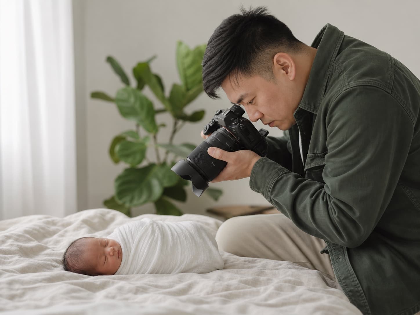 Newborn sessions for a UK photographer business