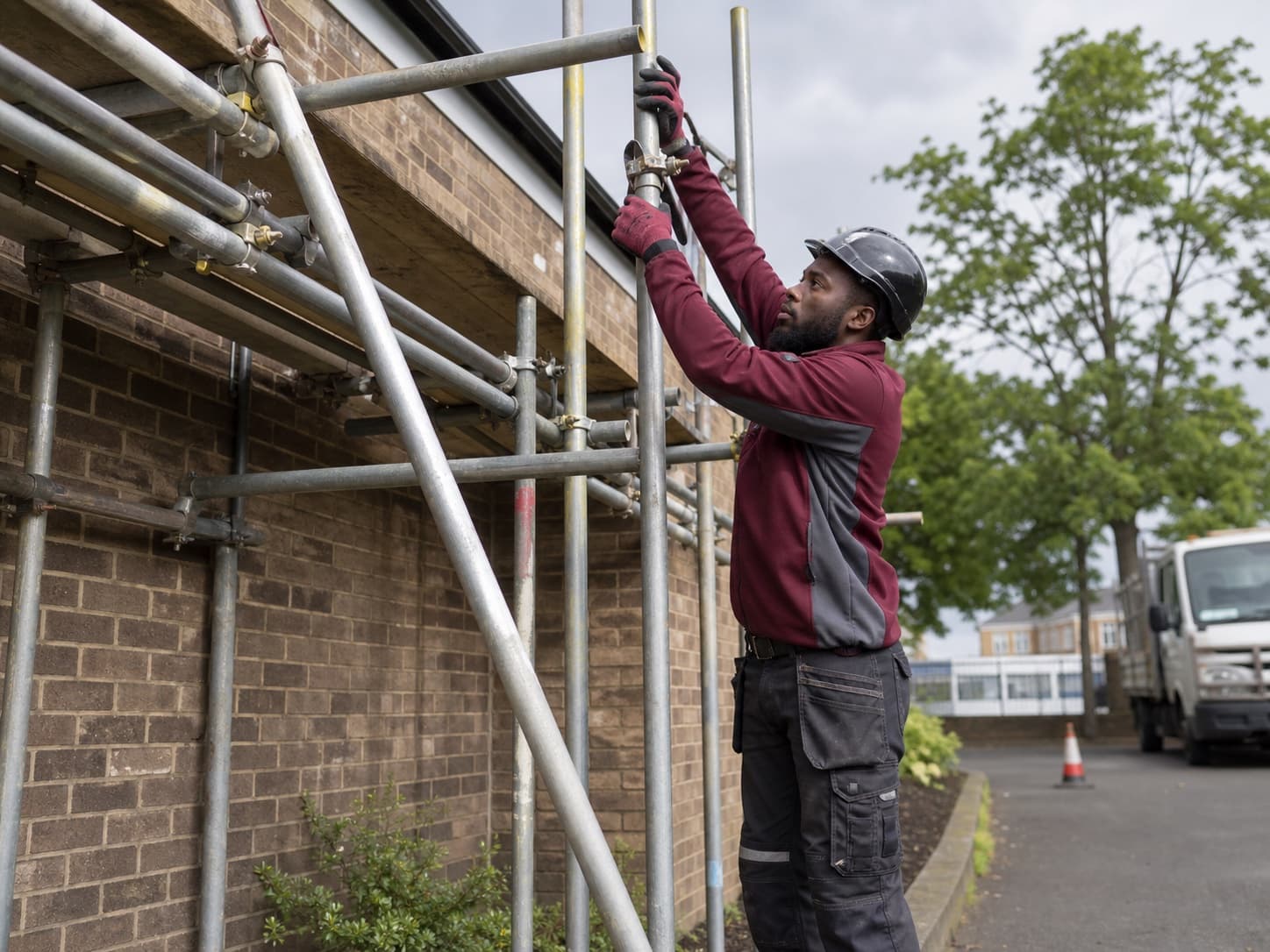 Commercial projects for a UK scaffolder business