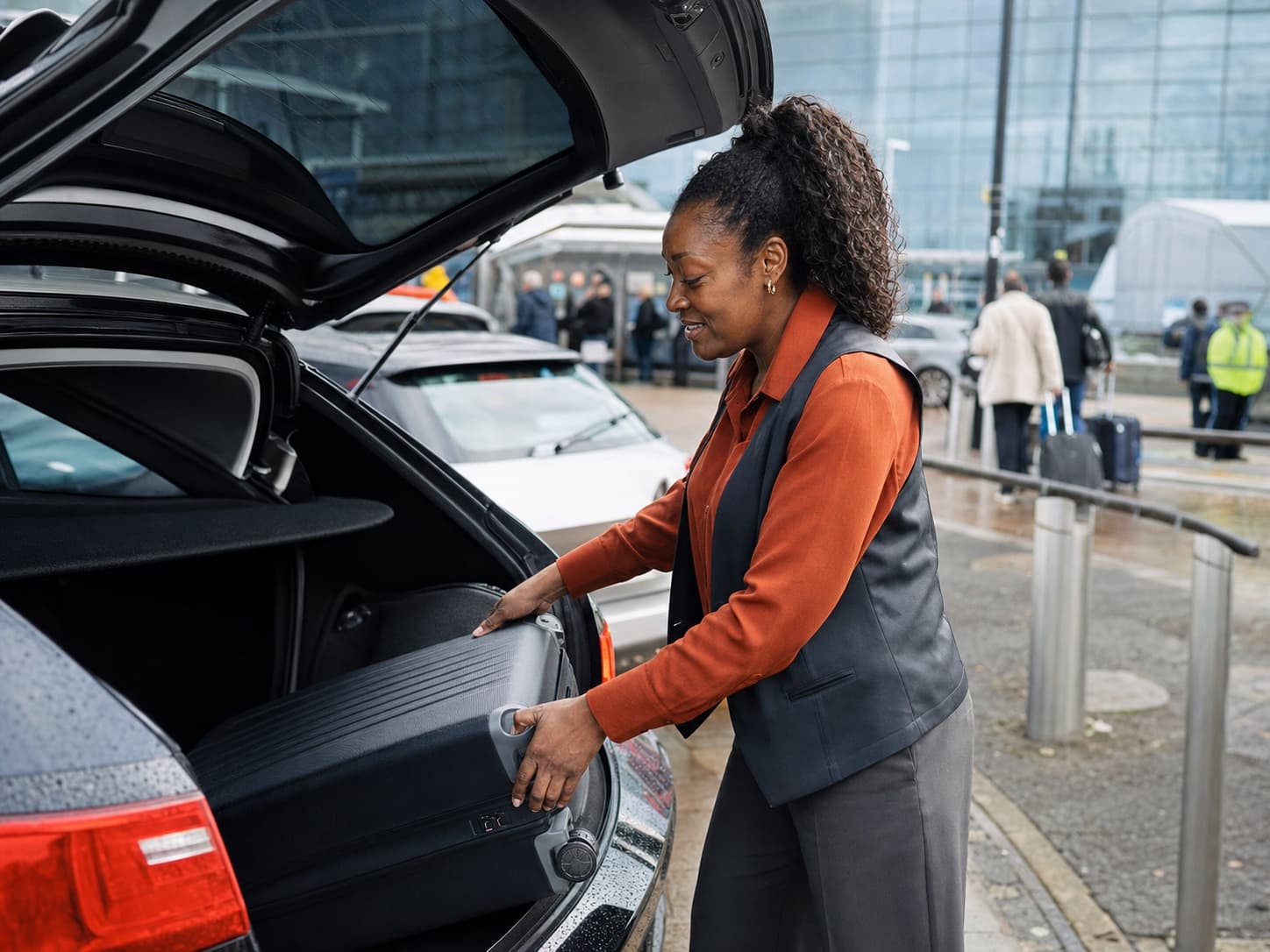 Airport transfers for a UK private-hire driver business
