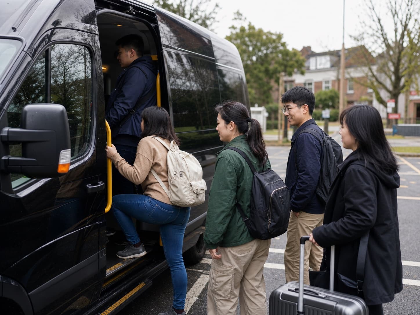 Group bookings for a UK private-hire driver business