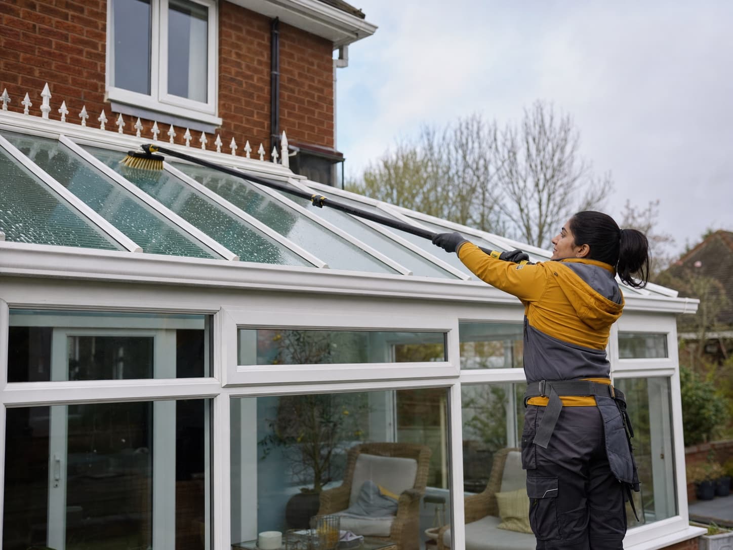 Conservatory cleaning for a UK window cleaner business